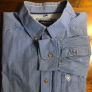 Mens Long Sleeve Shirt-Button down